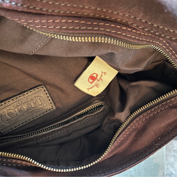 Lucky Brand Buffalo Plaid Red and Black Women's Tote Bag, NWOT - Picture 6 of 8